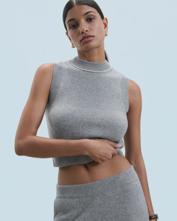 Pull Sans Manche Perles à L'encolure^FROM FUTURE Best Sale