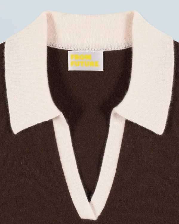Pull Sans Manches Bicolore^FROM FUTURE Shop