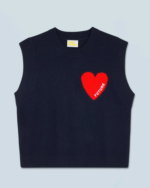 Pull Sans Manches Coeur Léger^FROM FUTURE Cheap