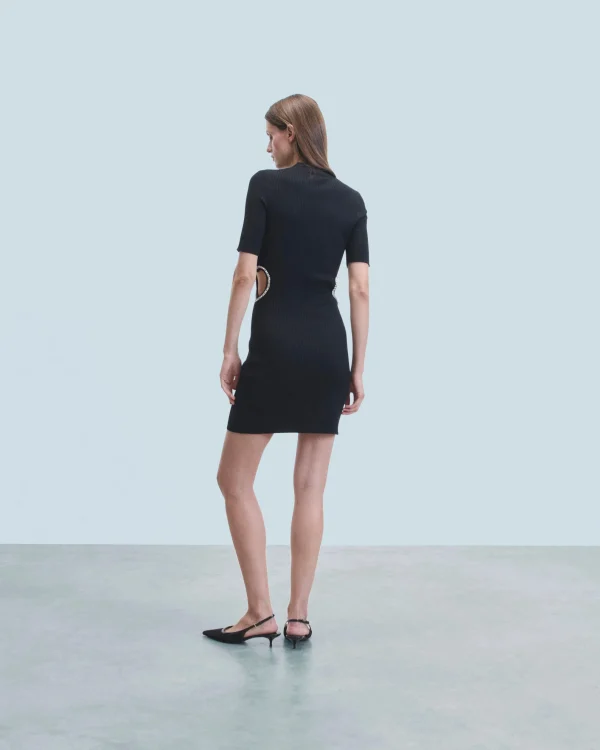 Robe Courte Manche Courte Bijoux Coeur^FROM FUTURE Fashion