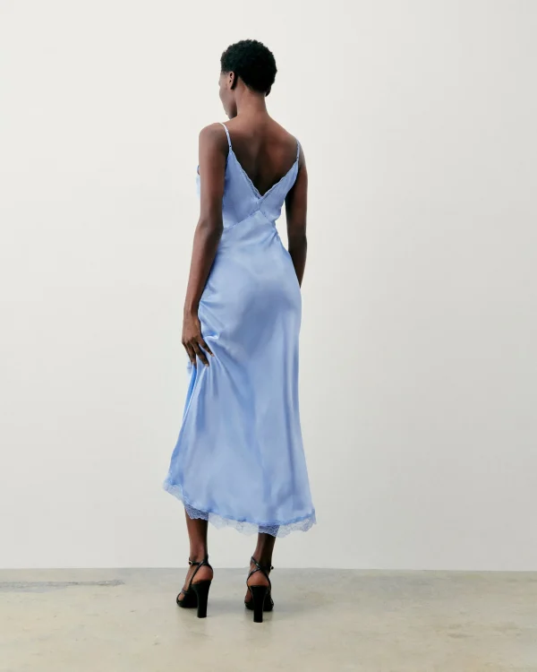 Robe Longue Bretelle Lila^FROM FUTURE Fashion
