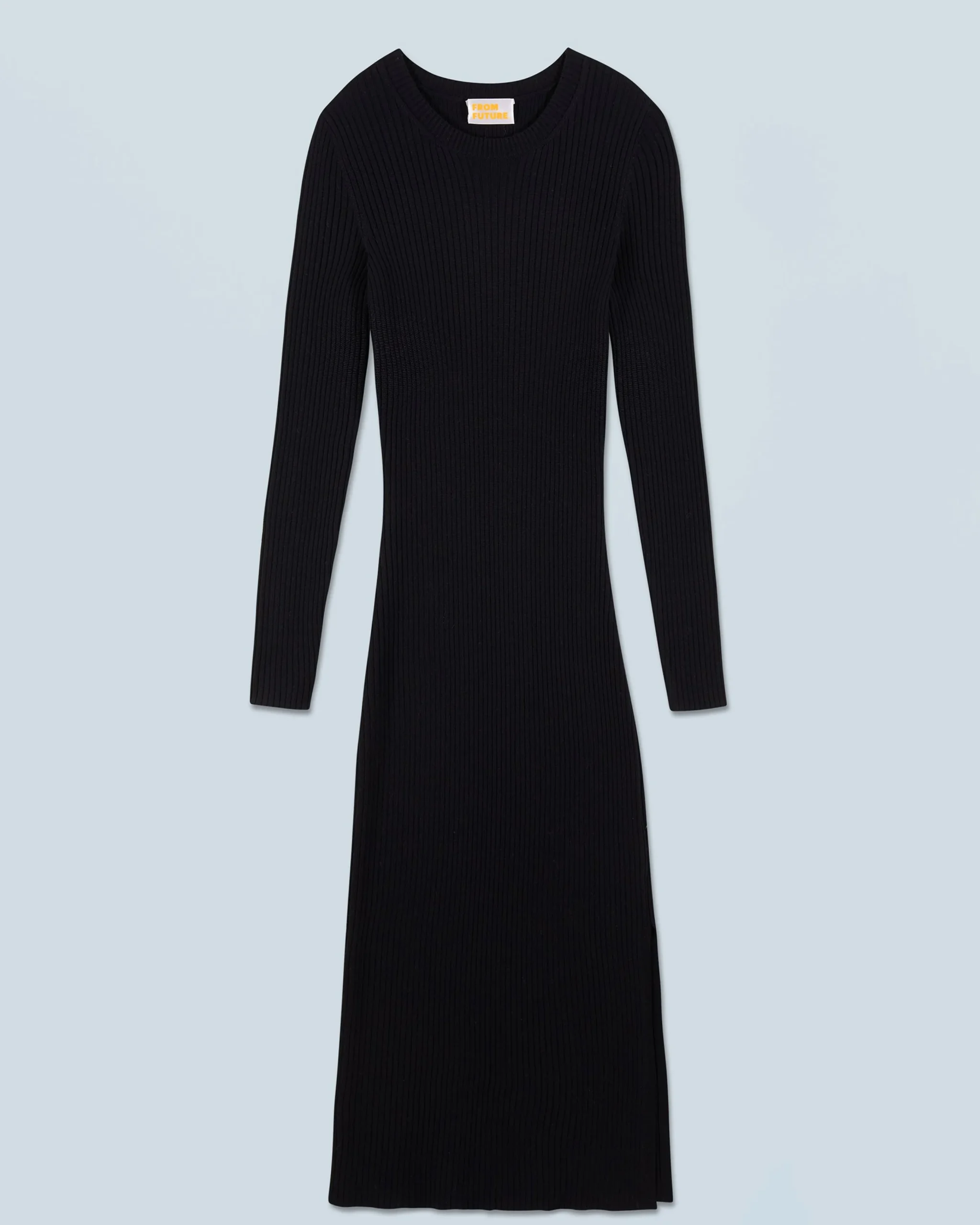 robe_longue_manche_longue__cotes_fendue_4.webp Robe Longue Manche Longue à Cotes Fendue^FROM FUTURE Hot