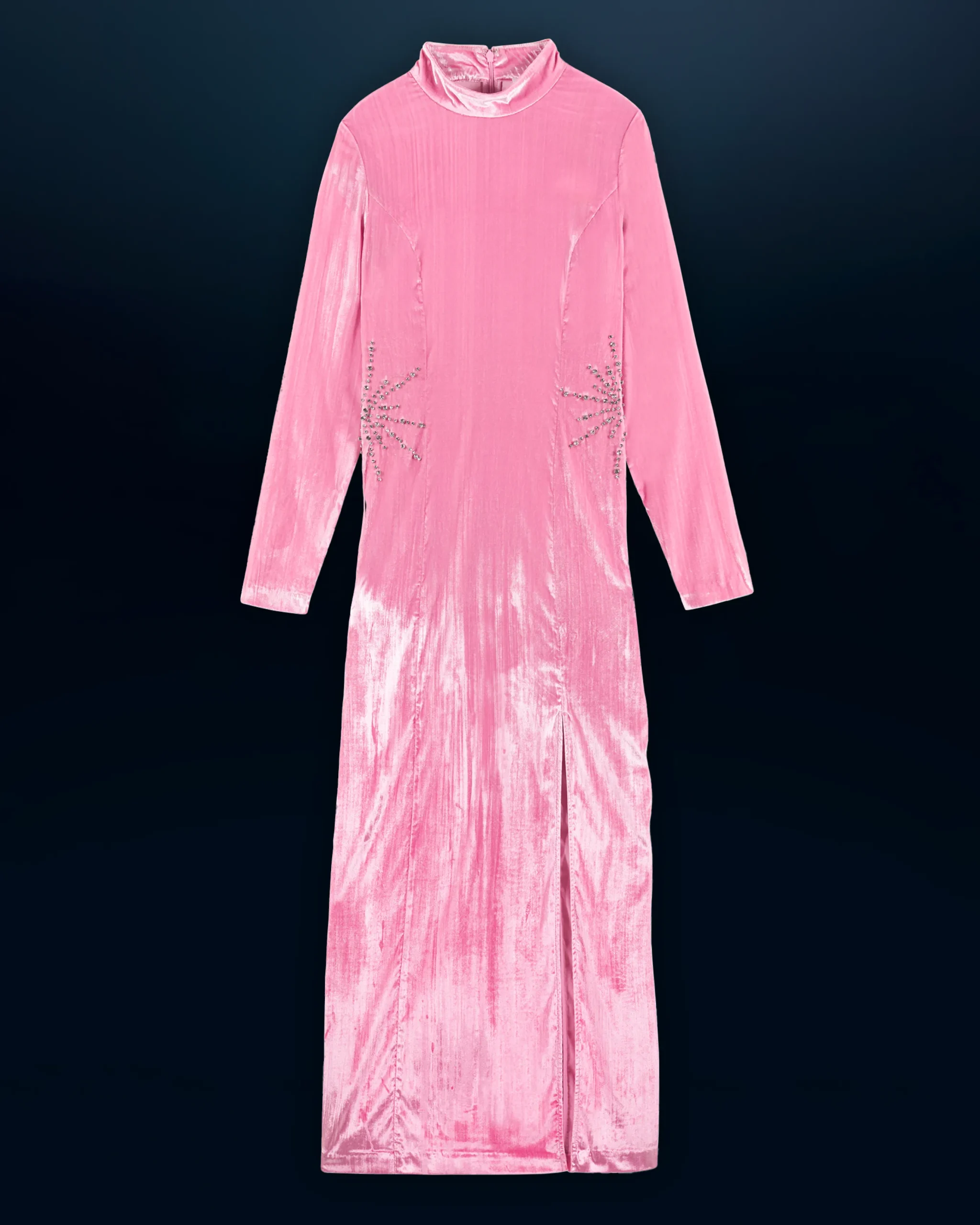 robe_longue_manche_longue_velours_crinkle_4.webp Robe Longue Manche Longue Velours Crinkle^FROM FUTURE Cheap