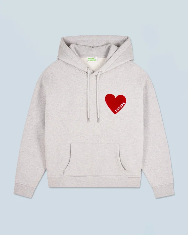 Sweatshirt Hoodie Coeur^FROM FUTURE Discount