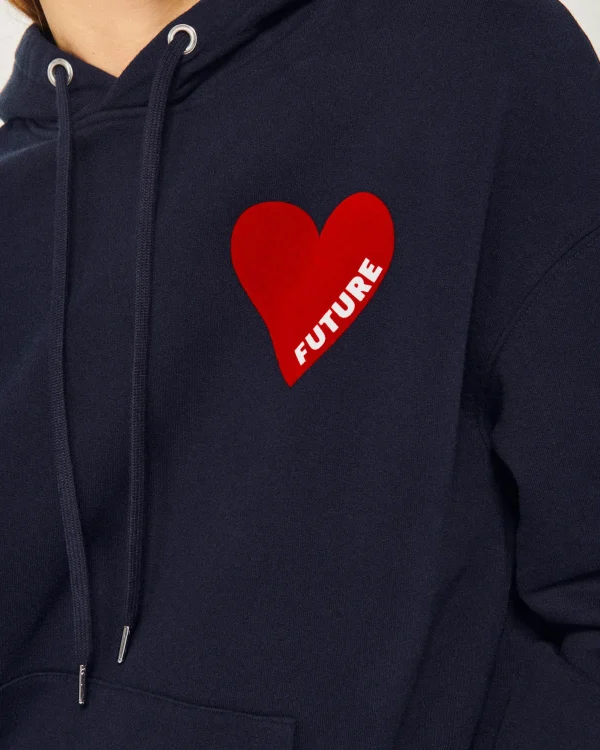 Sweatshirt Hoodie Coeur^FROM FUTURE Best