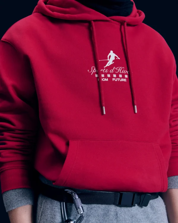 Sweatshirt Hoodie Ski Club^FROM FUTURE New