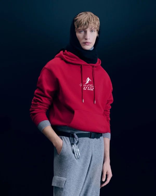 Sweatshirt Hoodie Ski Club^FROM FUTURE New