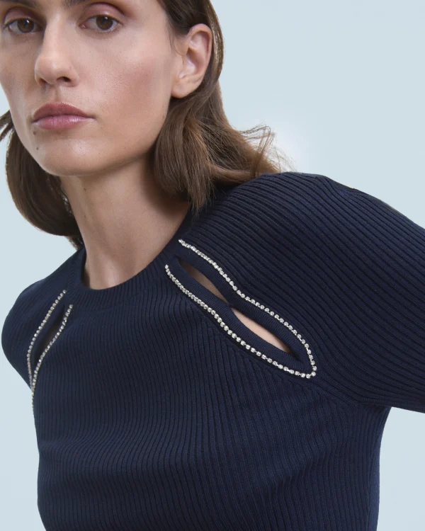 Top Manches Courtes Ouvertures et Broderies^FROM FUTURE Sale
