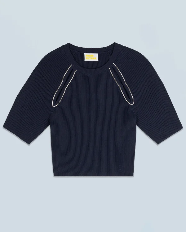 Top Manches Courtes Ouvertures et Broderies^FROM FUTURE Sale