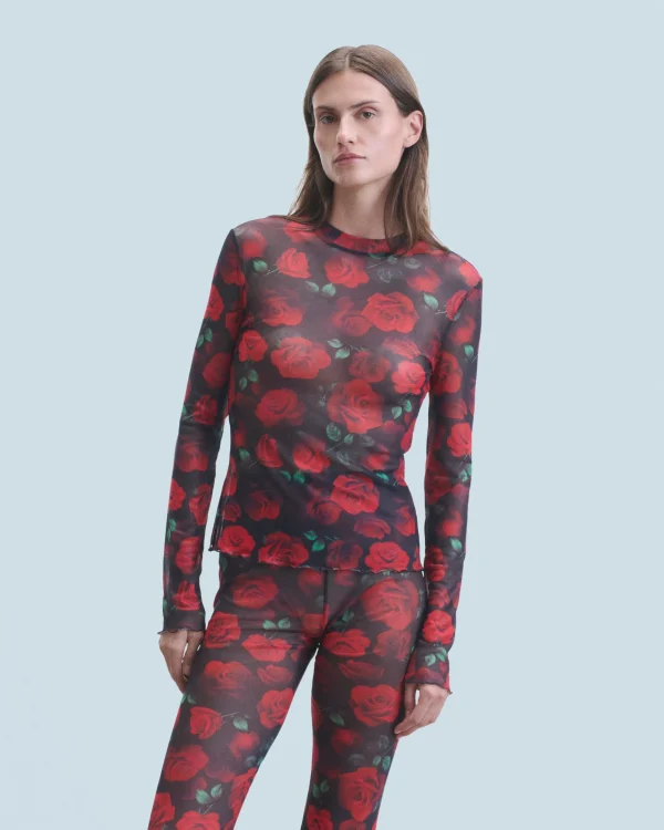 Top Manches Longues Mesh^FROM FUTURE Cheap