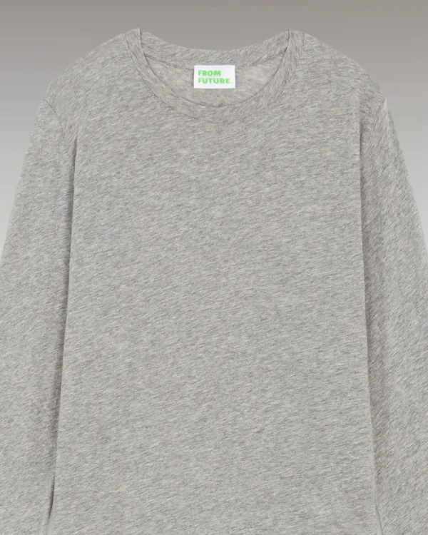 T-Shirt Col Rond Basique Manches Longues^FROM FUTURE Store