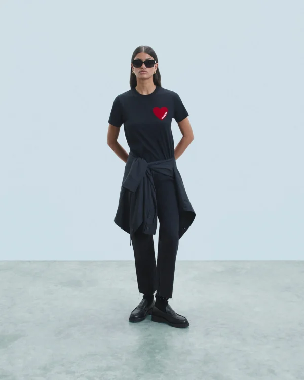 T-shirt Col Rond Coeur^FROM FUTURE Outlet