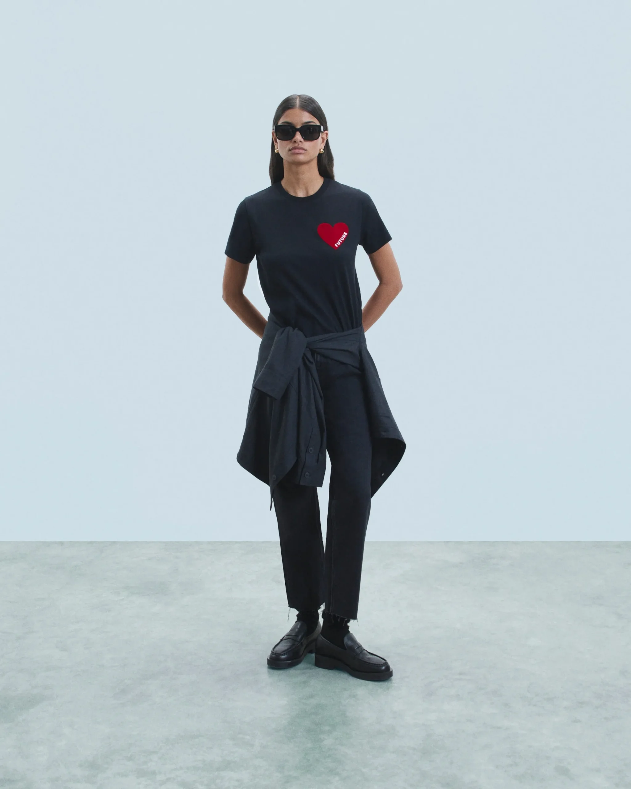 tshirt_col_rond_coeur_2.webp T-shirt Col Rond Coeur^FROM FUTURE Outlet