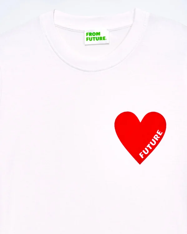 T-shirt Col Rond Coeur^FROM FUTURE Cheap