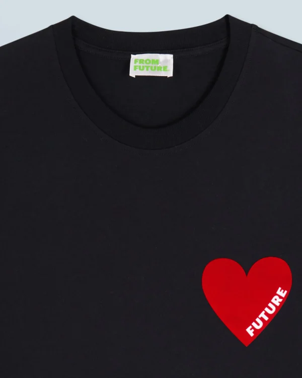 T-shirt Col Rond Coeur^FROM FUTURE Outlet
