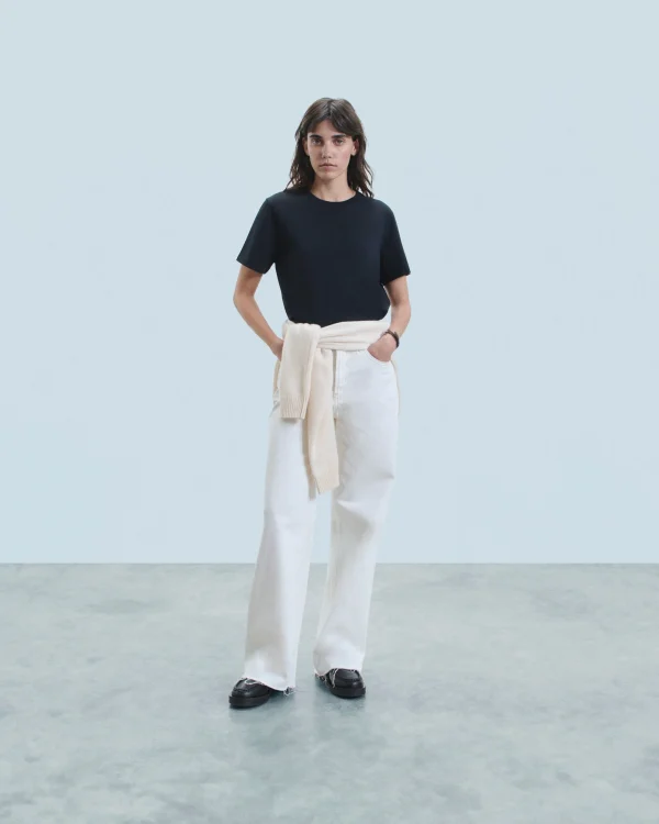 T-shirt Col Rond Manches Courtes^FROM FUTURE Cheap