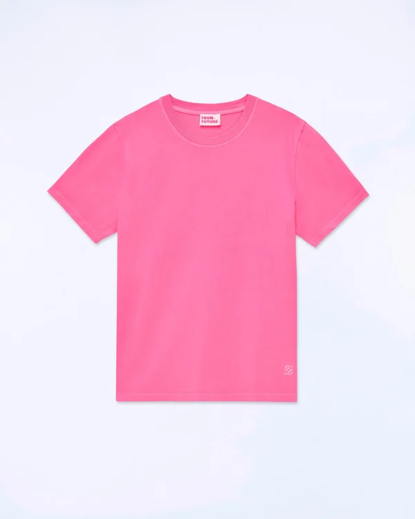 T-shirt Col Rond Manches Courtes^FROM FUTURE Online