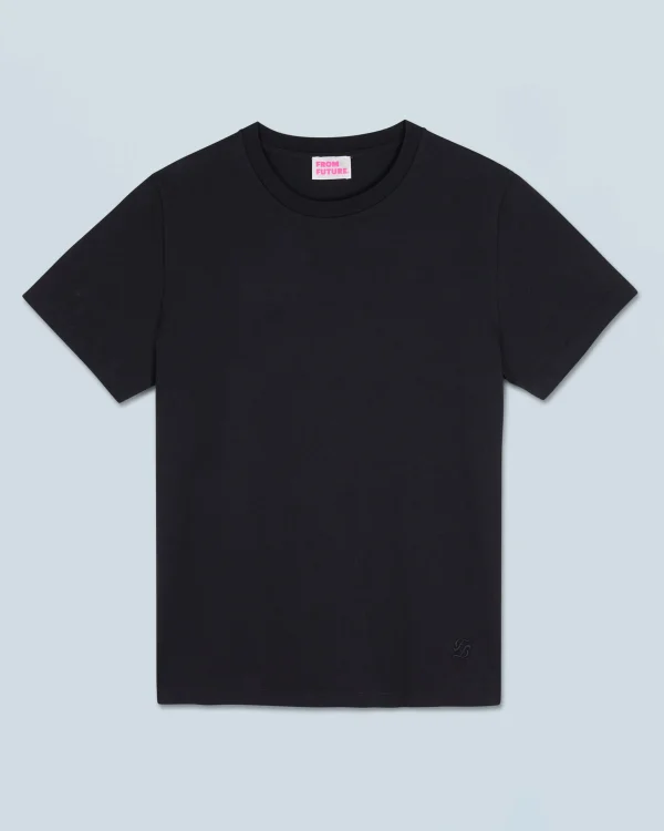 T-shirt Col Rond Manches Courtes^FROM FUTURE Cheap