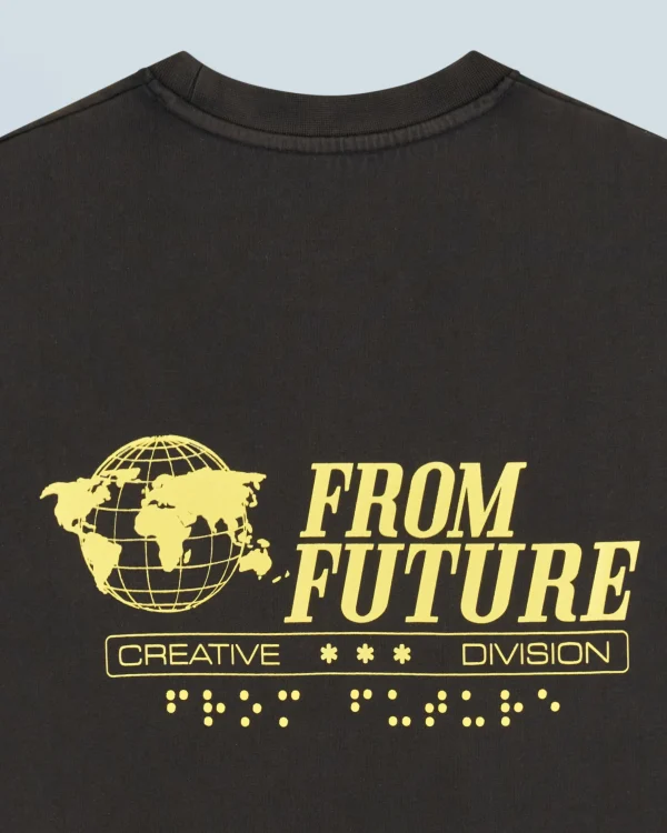 T-shirt Col Rond Manches Courtes Ups^FROM FUTURE Cheap