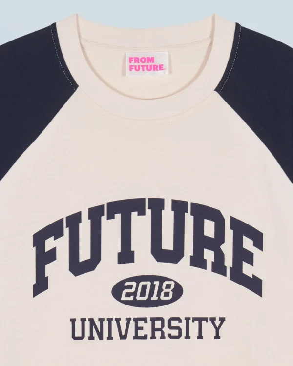 T-shirt Col Rond Manches Courtes Future^FROM FUTURE Hot