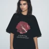 T-shirt Col Rond Manches Courtes Rose^FROM FUTURE Online