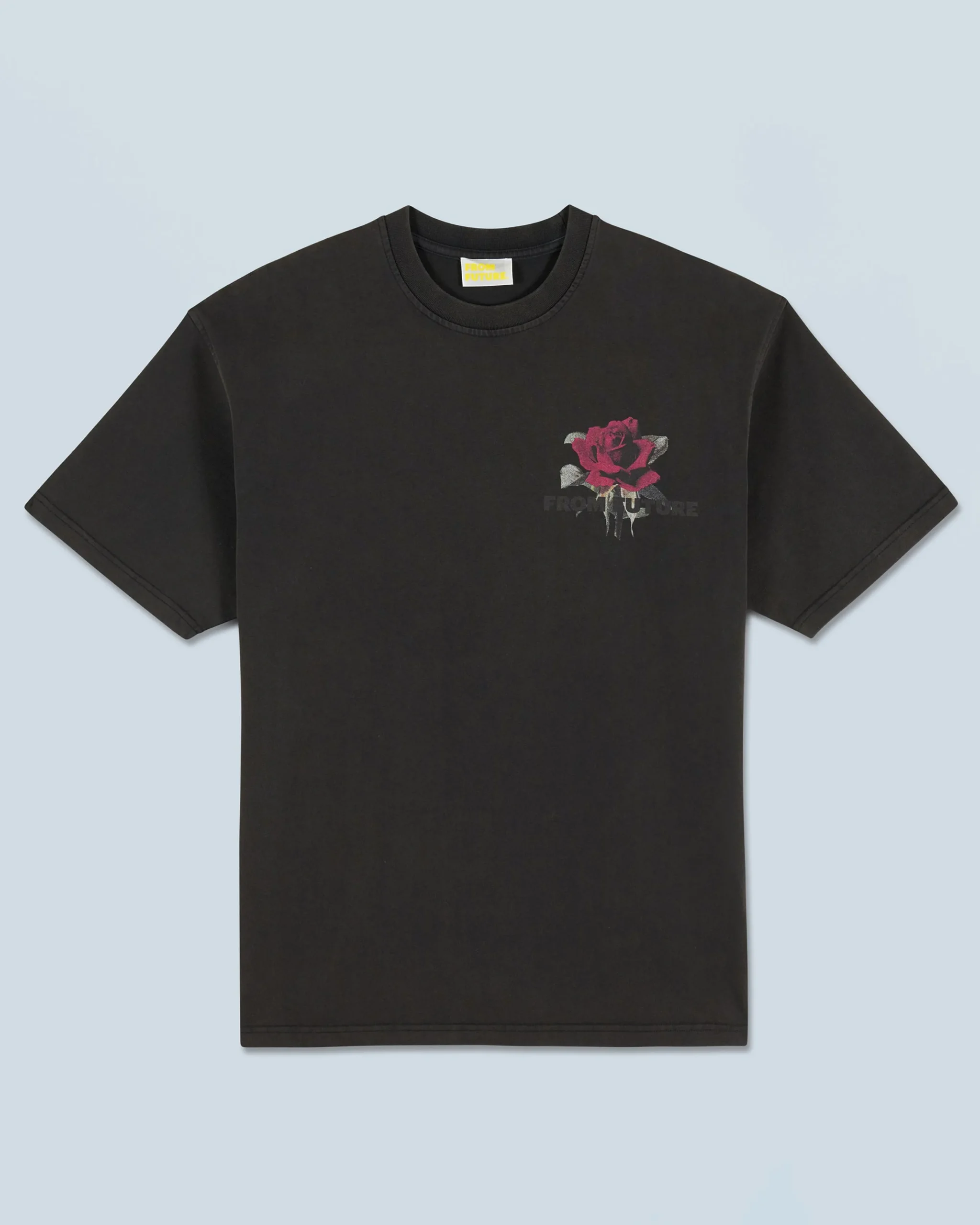 tshirt_col_rond_manches_courtes_roses_4.webp T-shirt Col Rond Manches Courtes Roses^FROM FUTURE Clearance