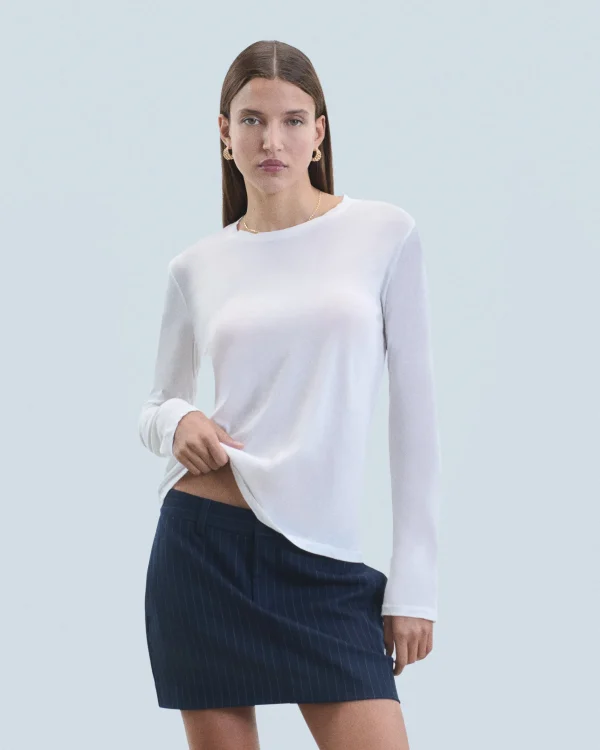 T-shirt Col Rond Manches Longues^FROM FUTURE Store