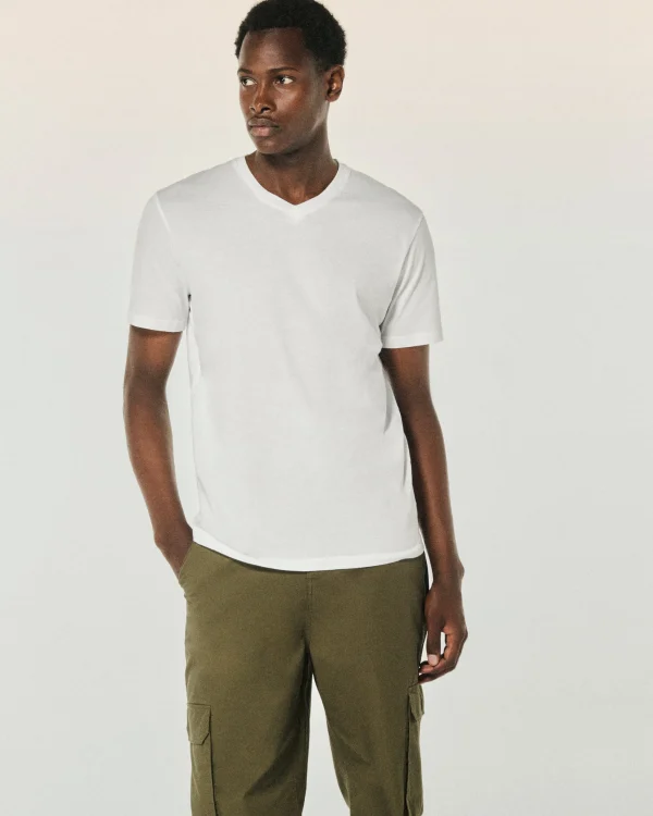 T-shirt Col V Manches Courtes^FROM FUTURE Flash Sale