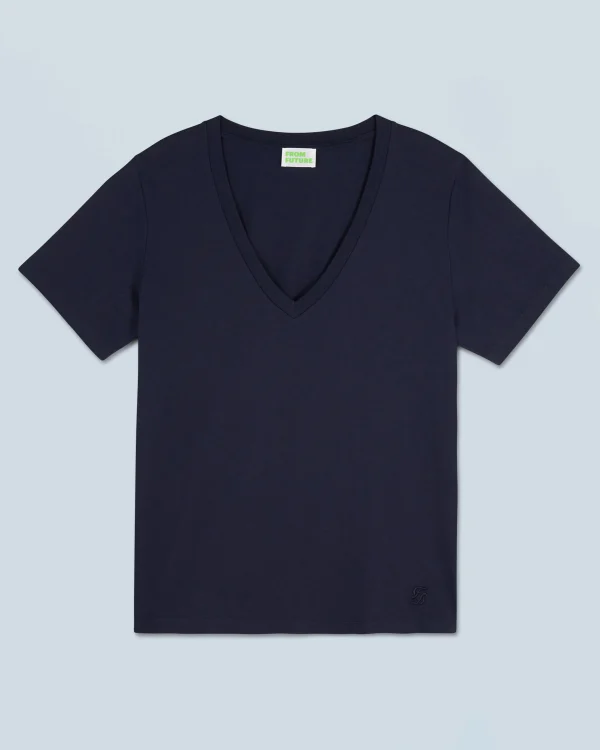 T-shirt Col V Manches Courtes^FROM FUTURE Outlet