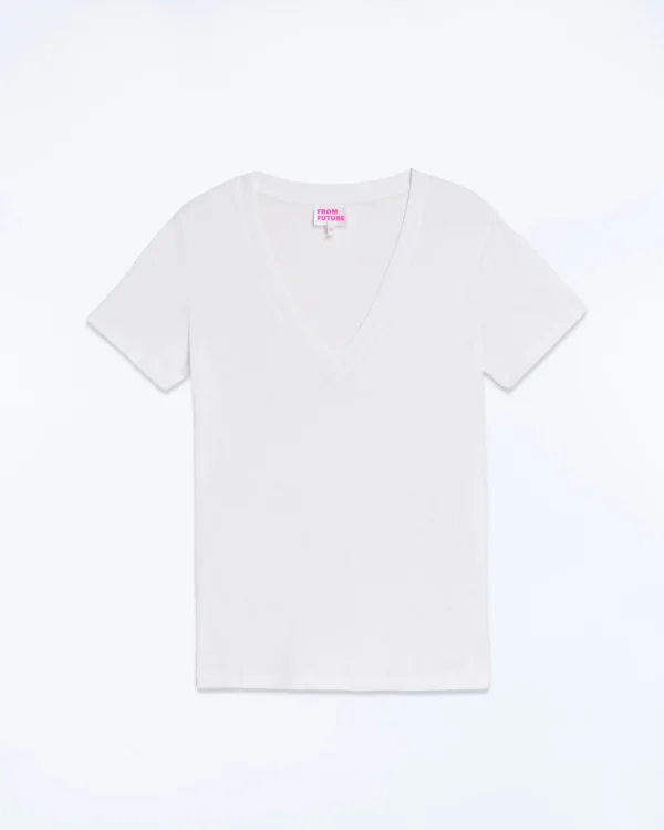 T-shirt Col V Supima^FROM FUTURE Online